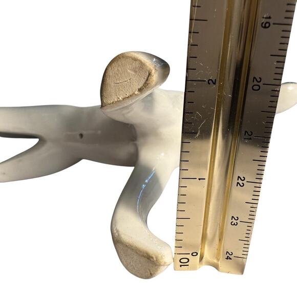 VTG Porcelain Pointer Hunting Dog White Black Patches Collectible 8 X 5 X 2 Inch - Picture 16 of 16